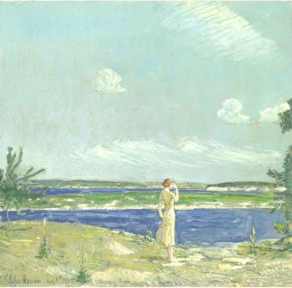 Woman Looking At The Sea